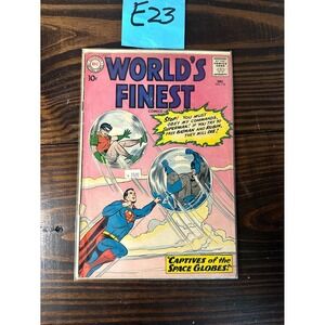 DC World's Finest Comics Book #114 Dec 1960 Captives of the Space Globes